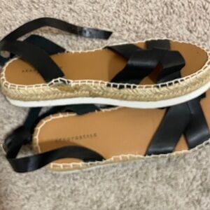 Aeropostale Black Espadrille Flats